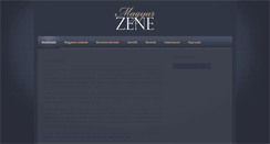 Desktop Screenshot of magyarzene.info