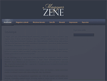 Tablet Screenshot of magyarzene.info